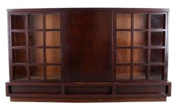 Bookcase - solid wood, mahogany veneer - Adolf Loos (1870 Brno  1933 Kalksburg) - 1920
